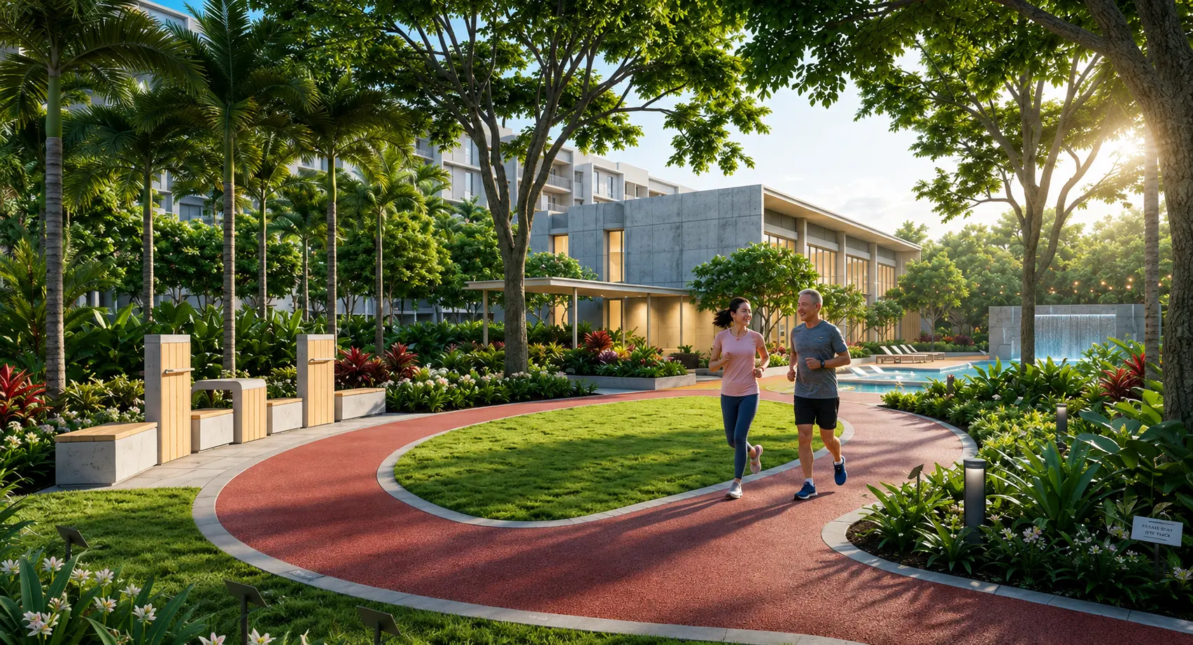 Jogging Track at Namrata Boulevard
